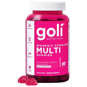 Goli Nutrition Women's Complete Multi Gummies with Biotin, 60 Count